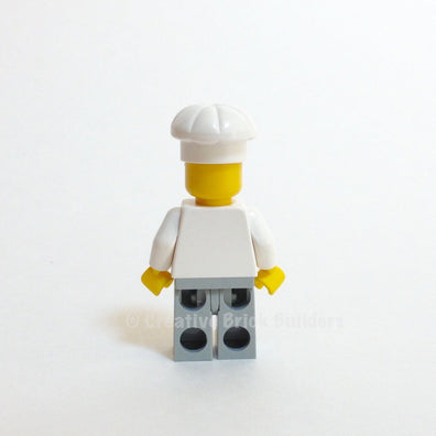 LEGO Minifigure-Chef (Light Gray Legs and Moustache)-Town / Classic Town-CHEF005-Creative Brick Builders